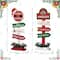 Glitzhome® 16.5" Christmas Sign Table Décor Set
